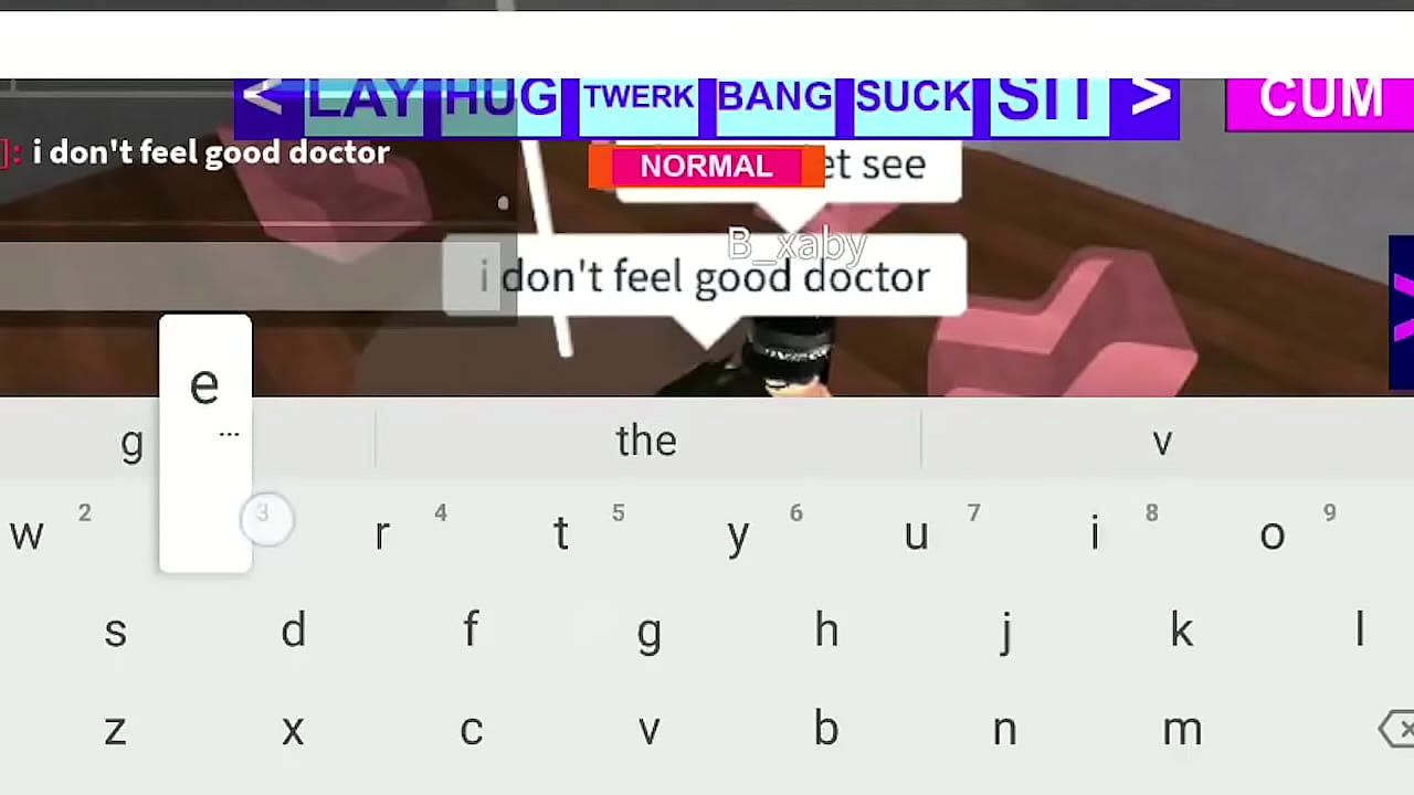 Sexy Roblox doctor Has her way with the patient