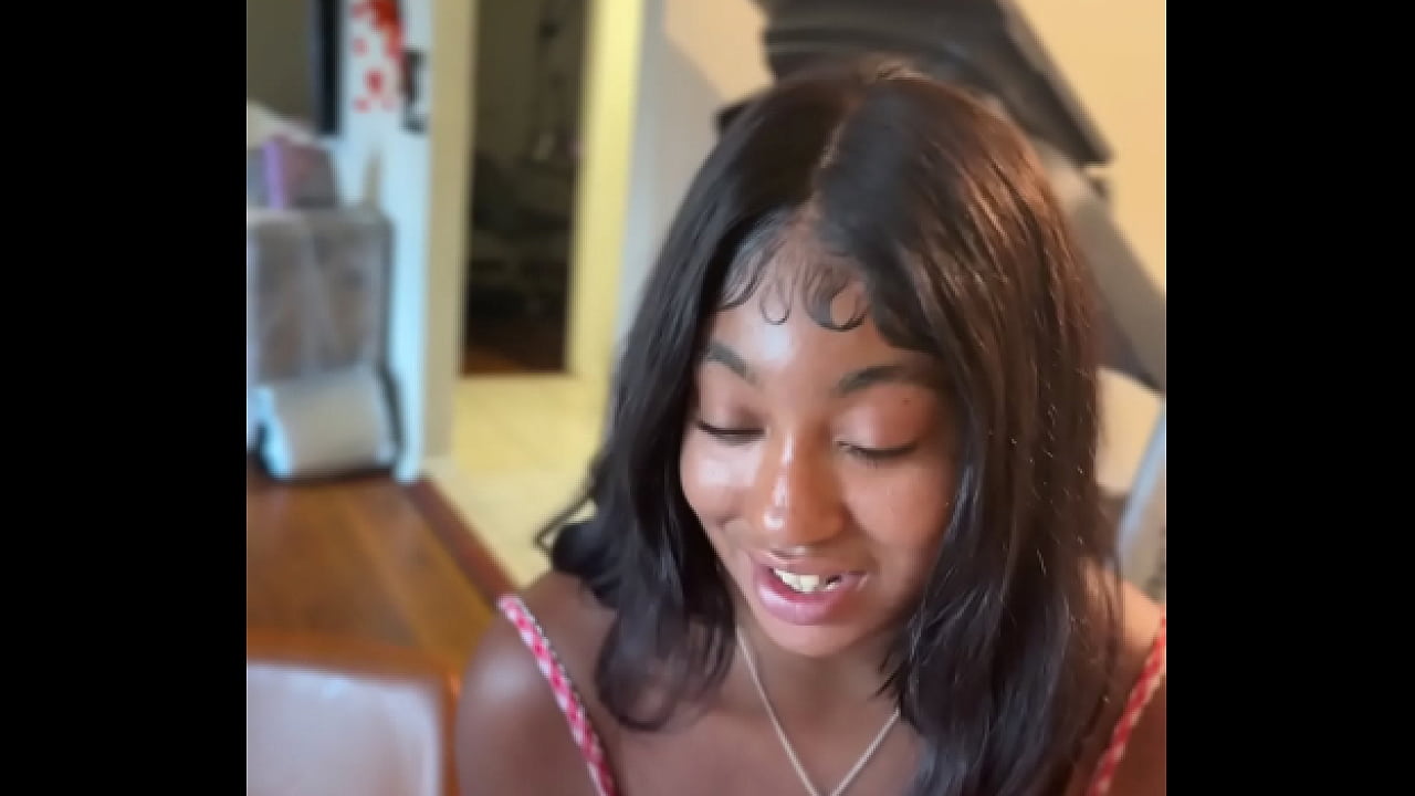 Joi blowjob from ebony pornstar