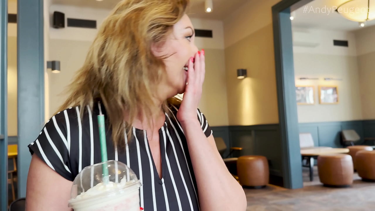 POV Public Sex With My Step Mom Inside Coffee Shop Washroom