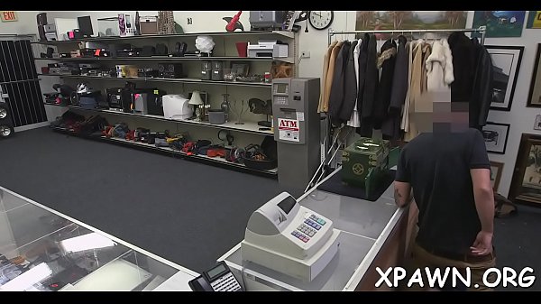 Bimbo is having sex in shop