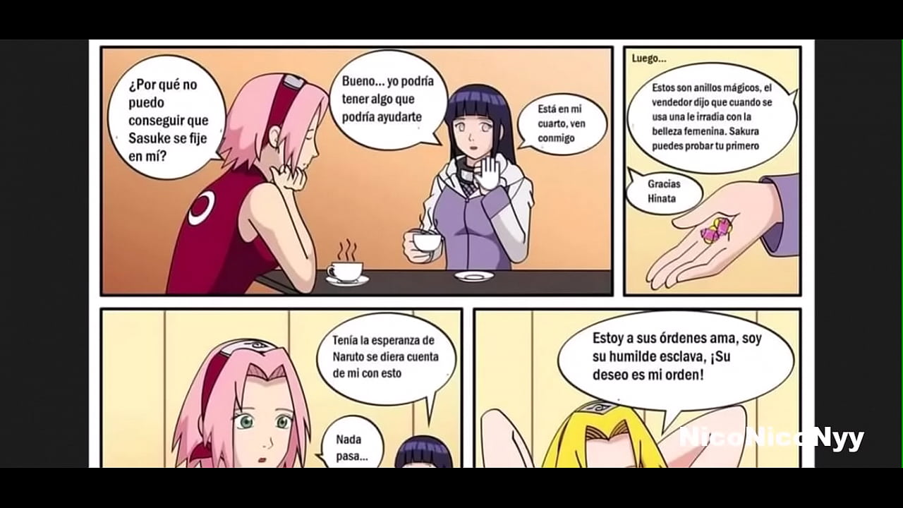 Naruto jamas penso que se follaria a estas hermosa chicas con grandes tetas