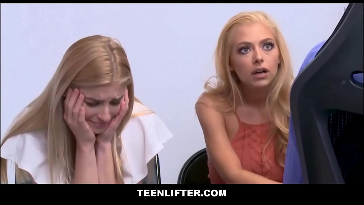 TeenLifter - Blonde Shoplifters Big Tits Step Mom & Teen Step Daughter Both Watch Having Sex With Officer