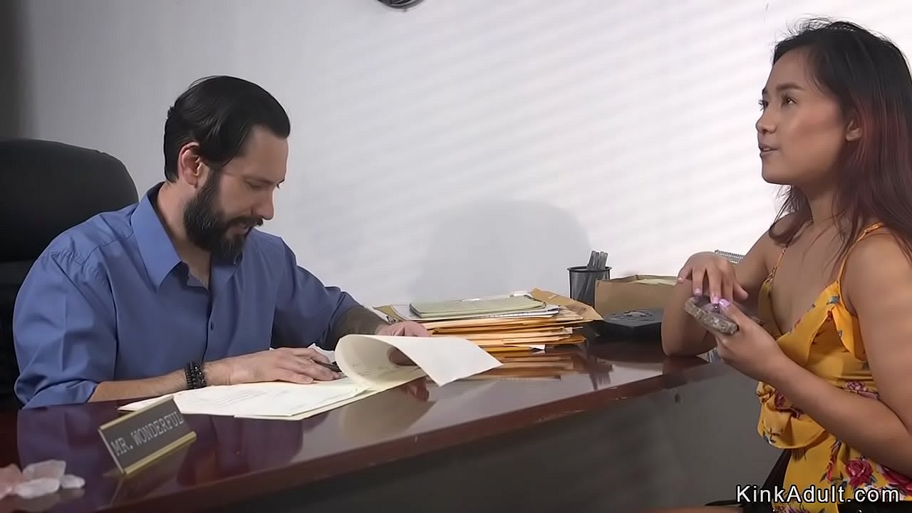 Tommy tied petite Asian cutie and rough banged her with big dick