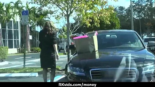 Hottie gets naked and has sex in public for cash 26