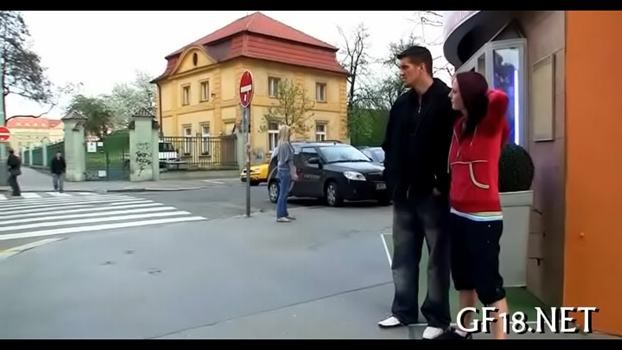 Stranger takes off his trunks and starts