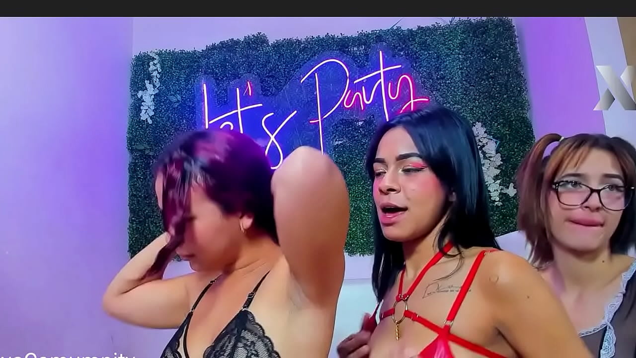 all the girls go headfirst into this boy's cock - ROUGH THROAT