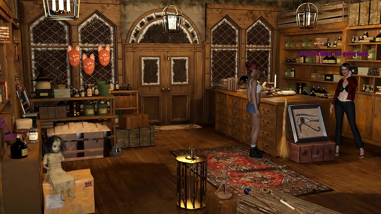 I fucked this whore near the trash can for a can of soda. 3D Hentai Game: Kink Maker