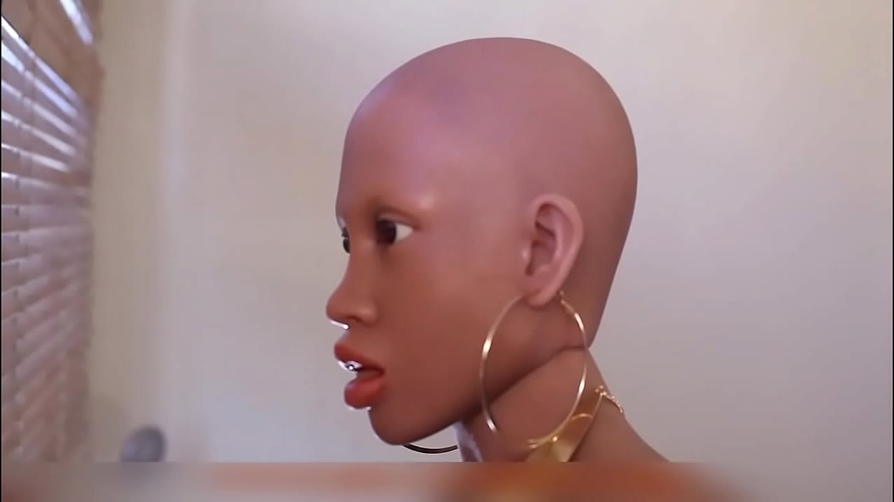 bald hair doll with