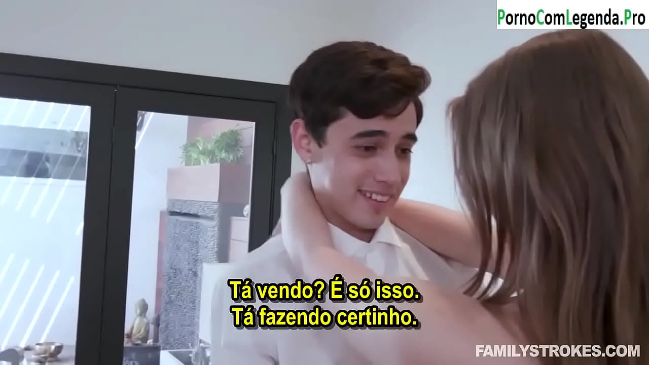 Menina gata ensina meio irm&atilde;o a transar - Legendado PT-BR