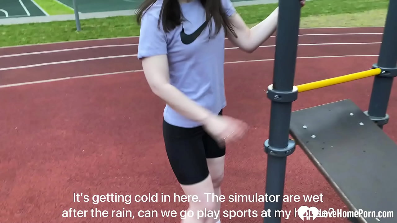 Brunette with big booty likes to fuck hard