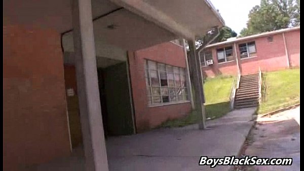 BlacksOnBoys - Interracial Bareback Hardcore Gay Fuck Video 20