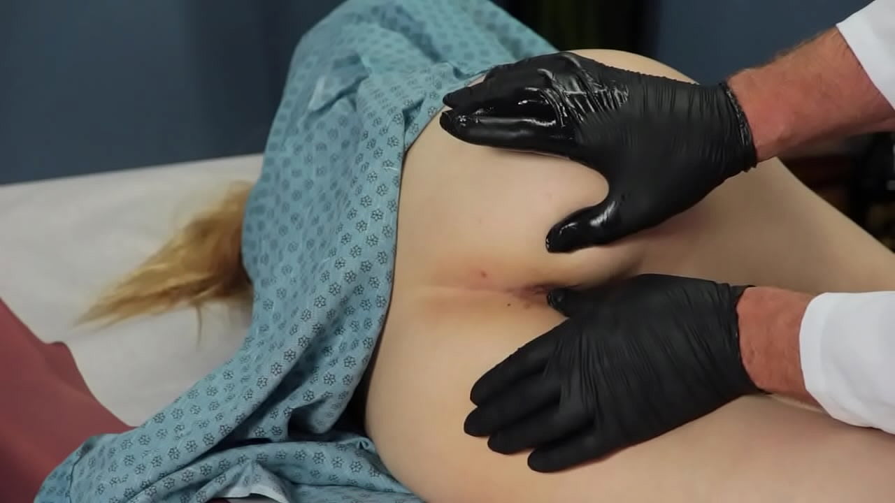 Skinny Blonde Gets Ass Fucked at the Doctors Office