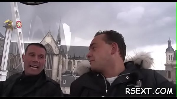 Skinny babe's peach licked hard