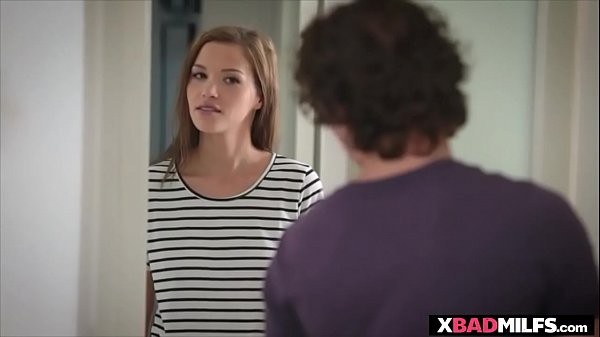 Awesome trophy wife MILF stepmom caught her stepdaughter making out with one of her cuter admirers