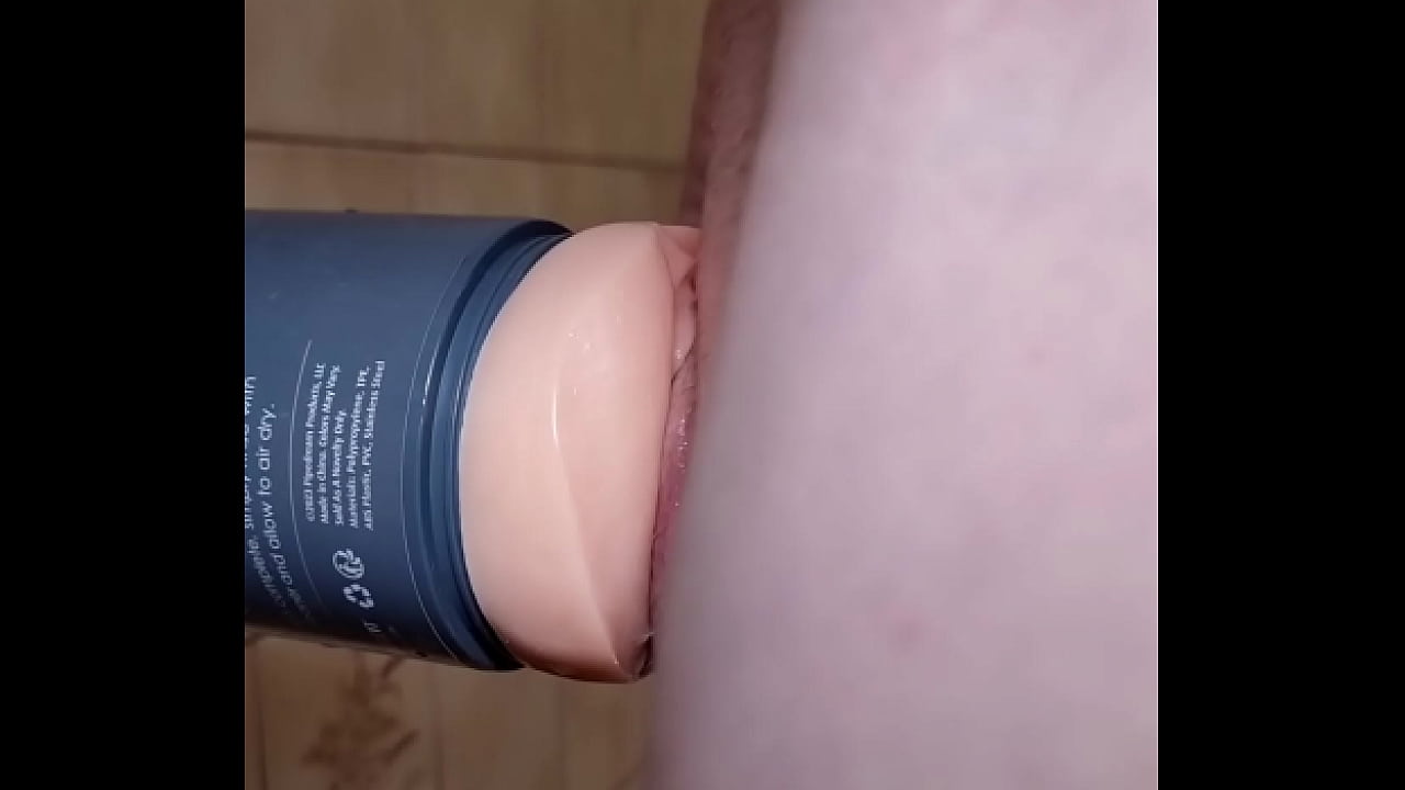 I fuck a fake pussy raw and cum