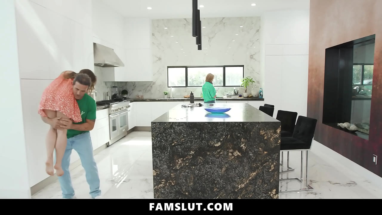 Lucky Charm: Stepdaughter's Secret Blowjob Leads to A Hardcore Sex Session with Her Stepdad - Famslut