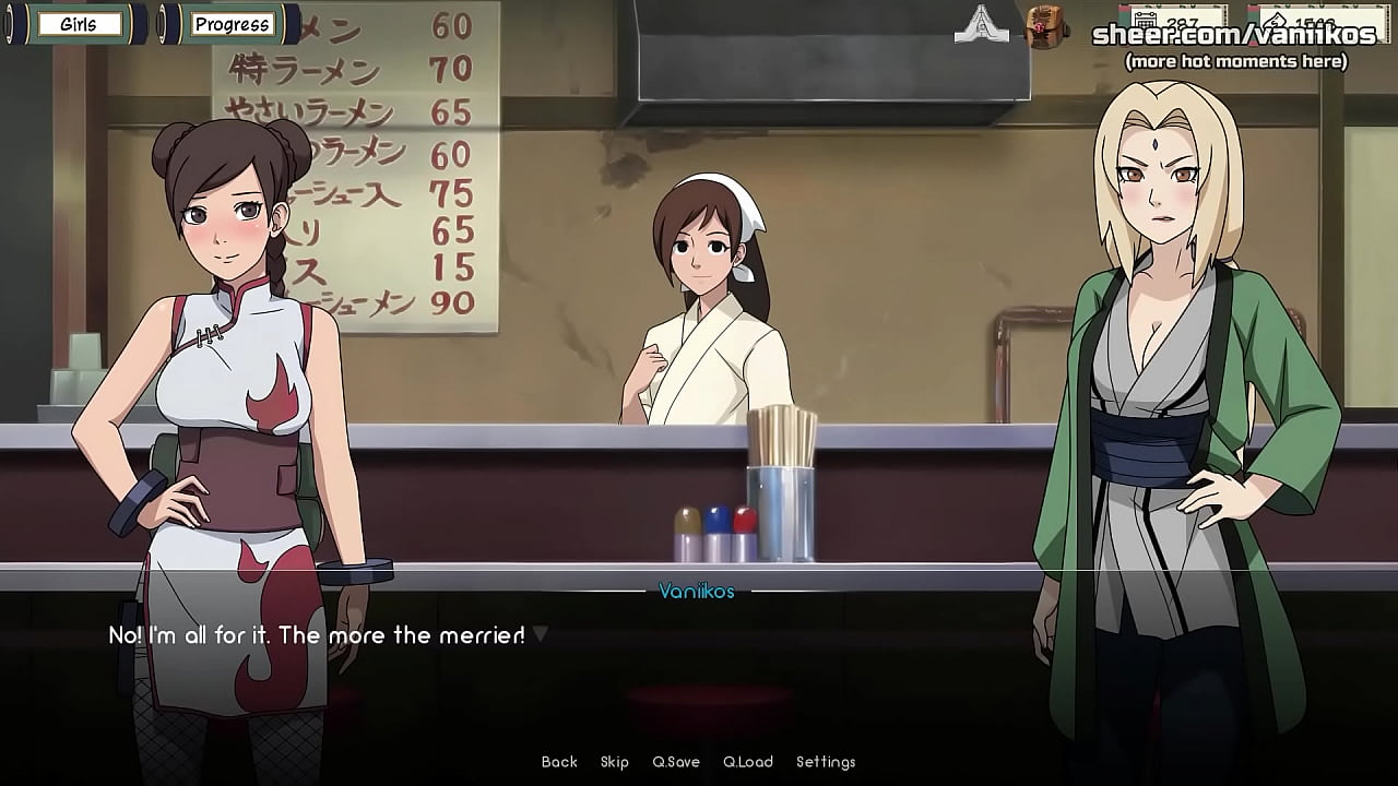 Naruto: Kunoichi Trainer | Tsunade And Tenten Handjob And Foot Job In Public Restaurant | Naruto Anime Hentai Porn Game | Part #8