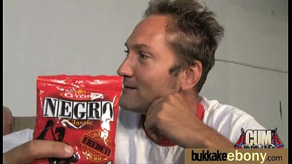 Hot ebony chick love gangbang interracial 15