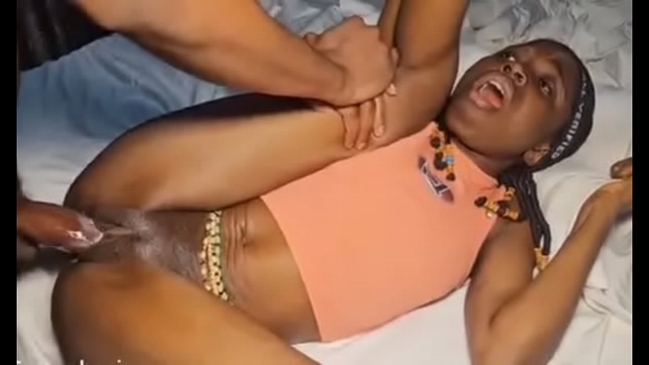 Lagos petite runs girl getting wiped by long black dick