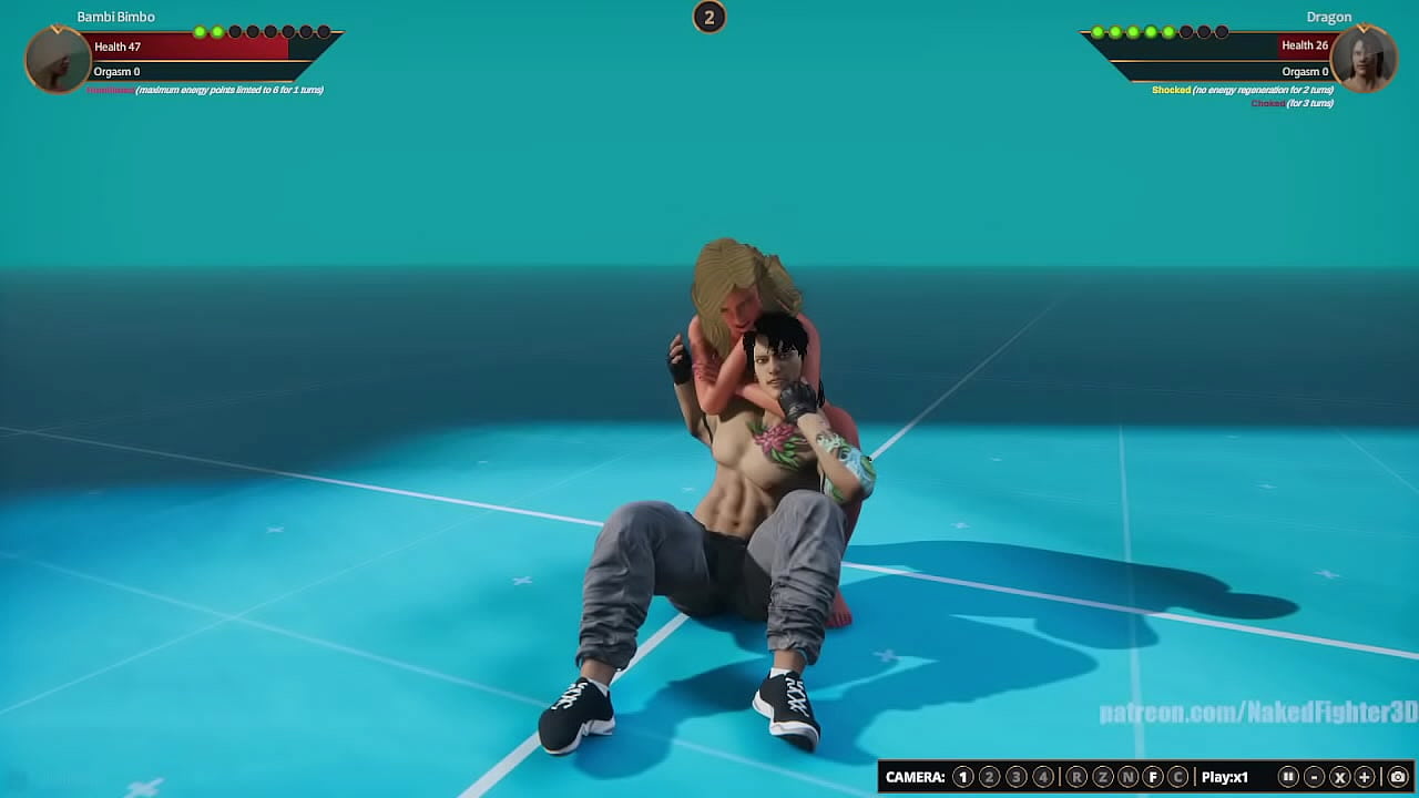 Bambi VS Dragon [NF3D Mixed Kinky Combat Virtual Reality]