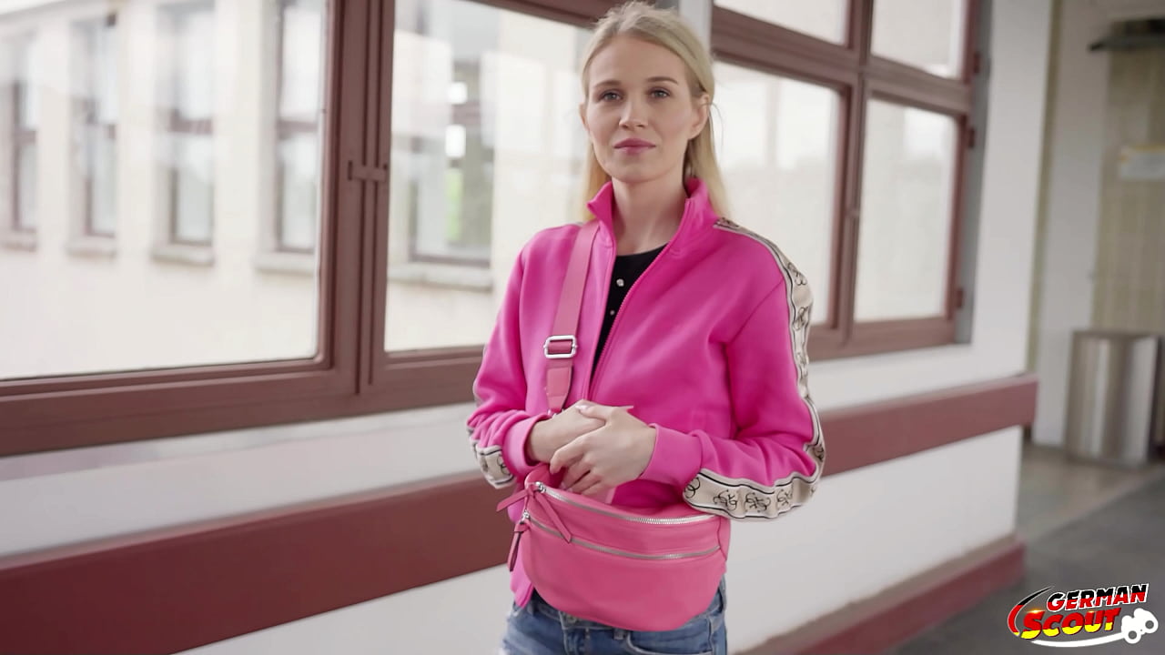 GERMAN SCOUT - Skinny blonde Nela Decker First Time Squirt while Casting Fuck