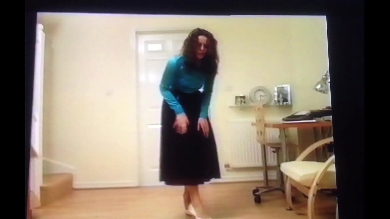 Convinced they Can See Up Her Skirt