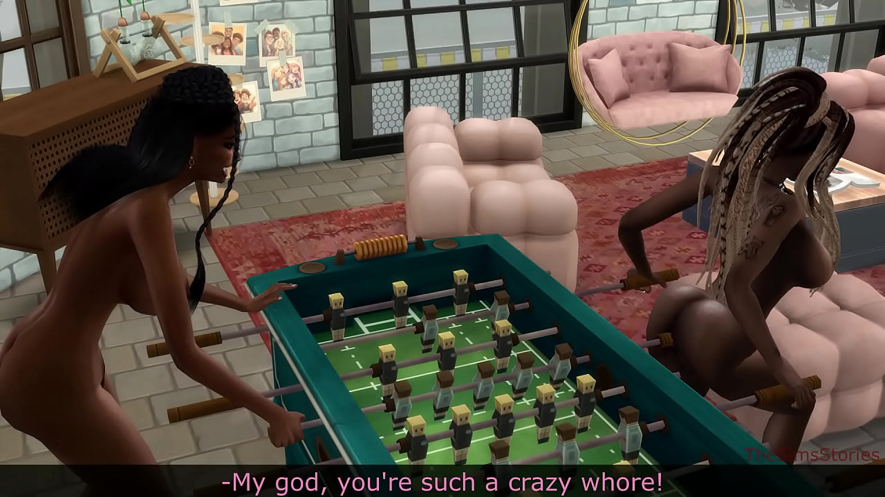 Public sex in a club. Two lesbians, dildo, hardcore action!