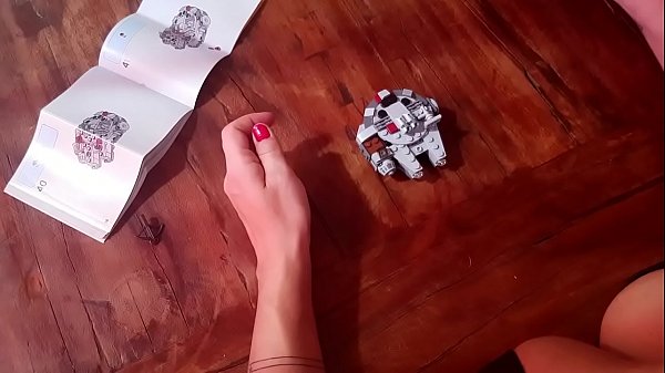 Star wars speed build from nice boobs sexy lady pov view