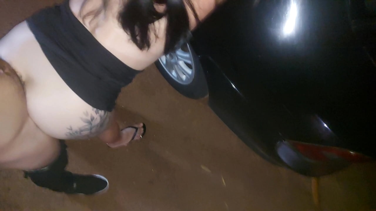 hotwife estava com fome de pau, fomos at&eacute; um dogging, FODA EM PUBLICO!