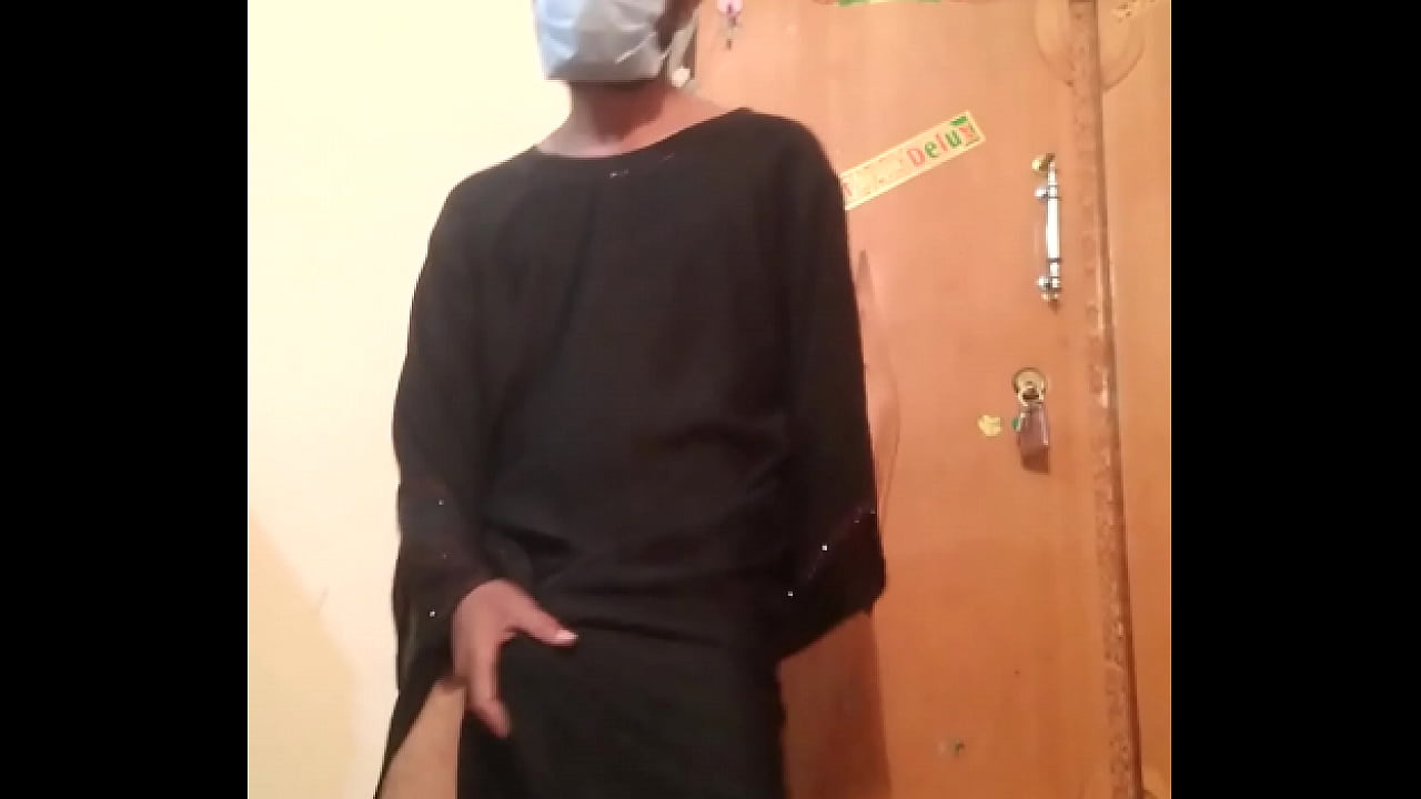Sexy boy masturbation in abaya style