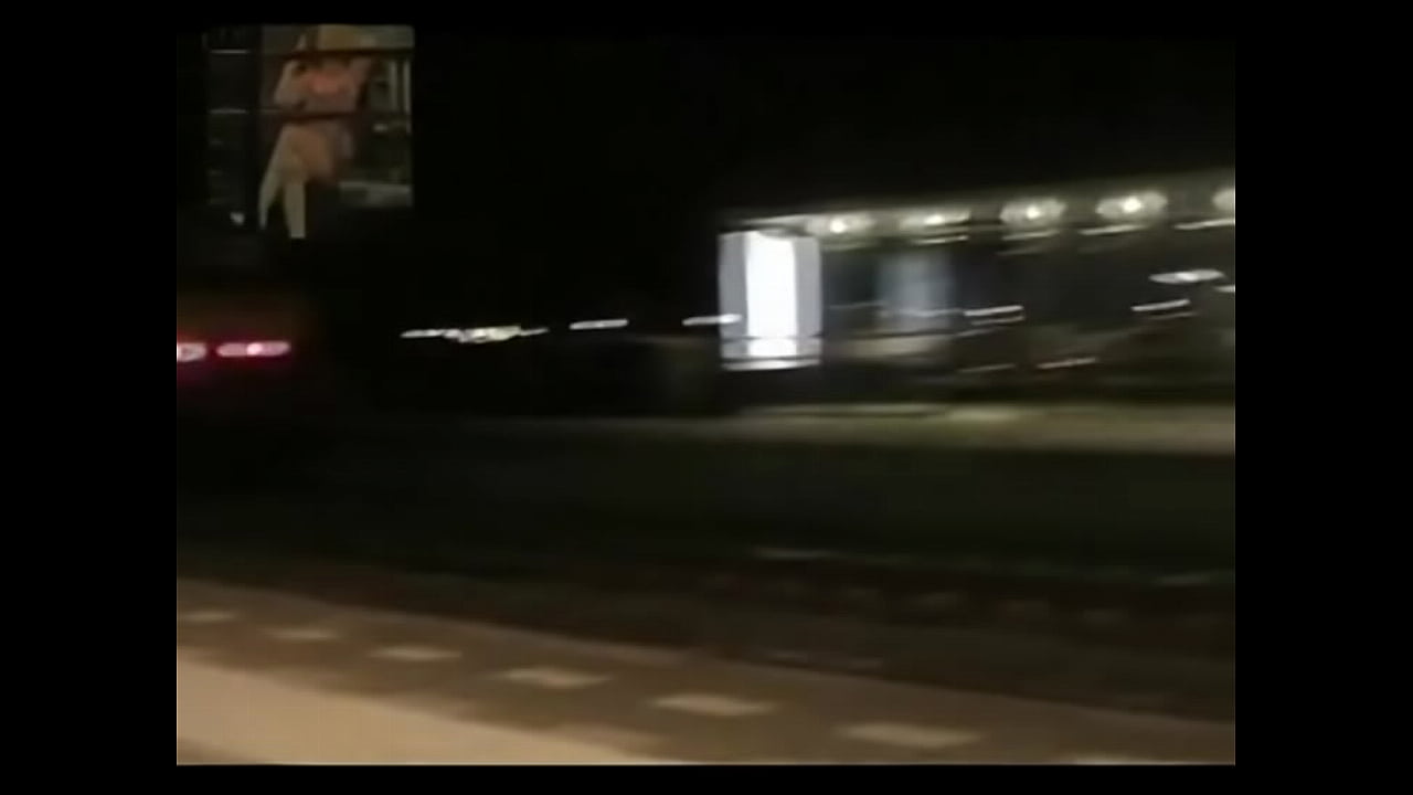 homemade movie at a station