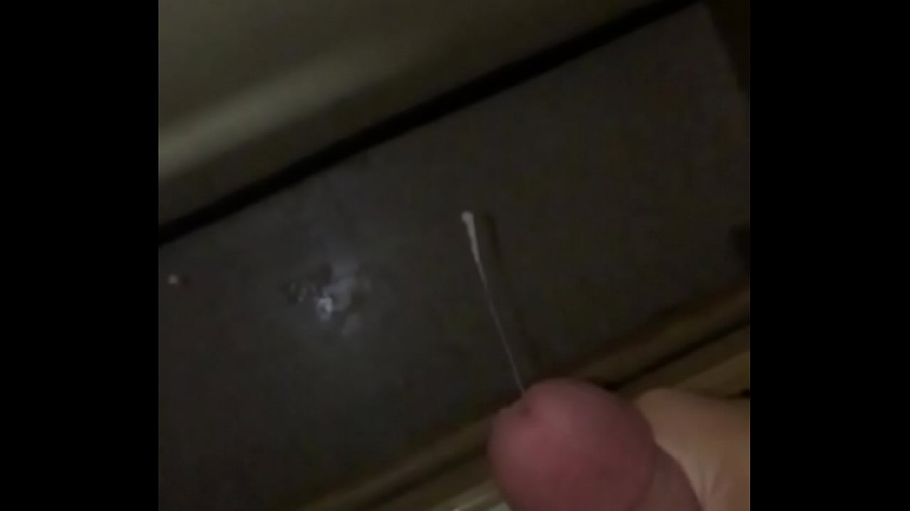 Nice big hair cock with slowmo cumshot