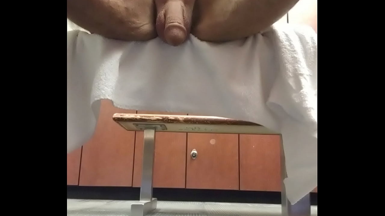 Being naked and free at the gym.