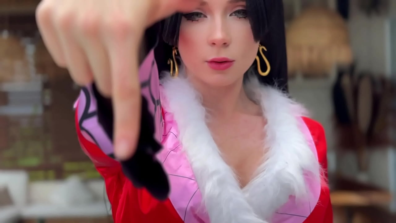 Boa Hancock from the One Piece Face Sitting, Footjob and Fucking Till Cum in Pussy