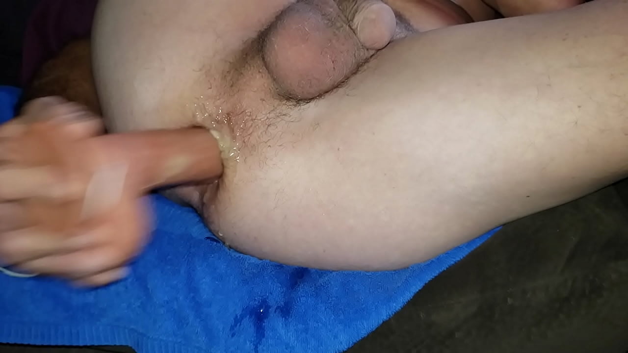 Creaming on my toy making a mess