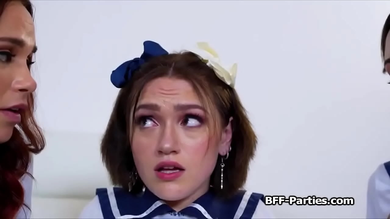 Besties trying out new vibrator then switching to cock