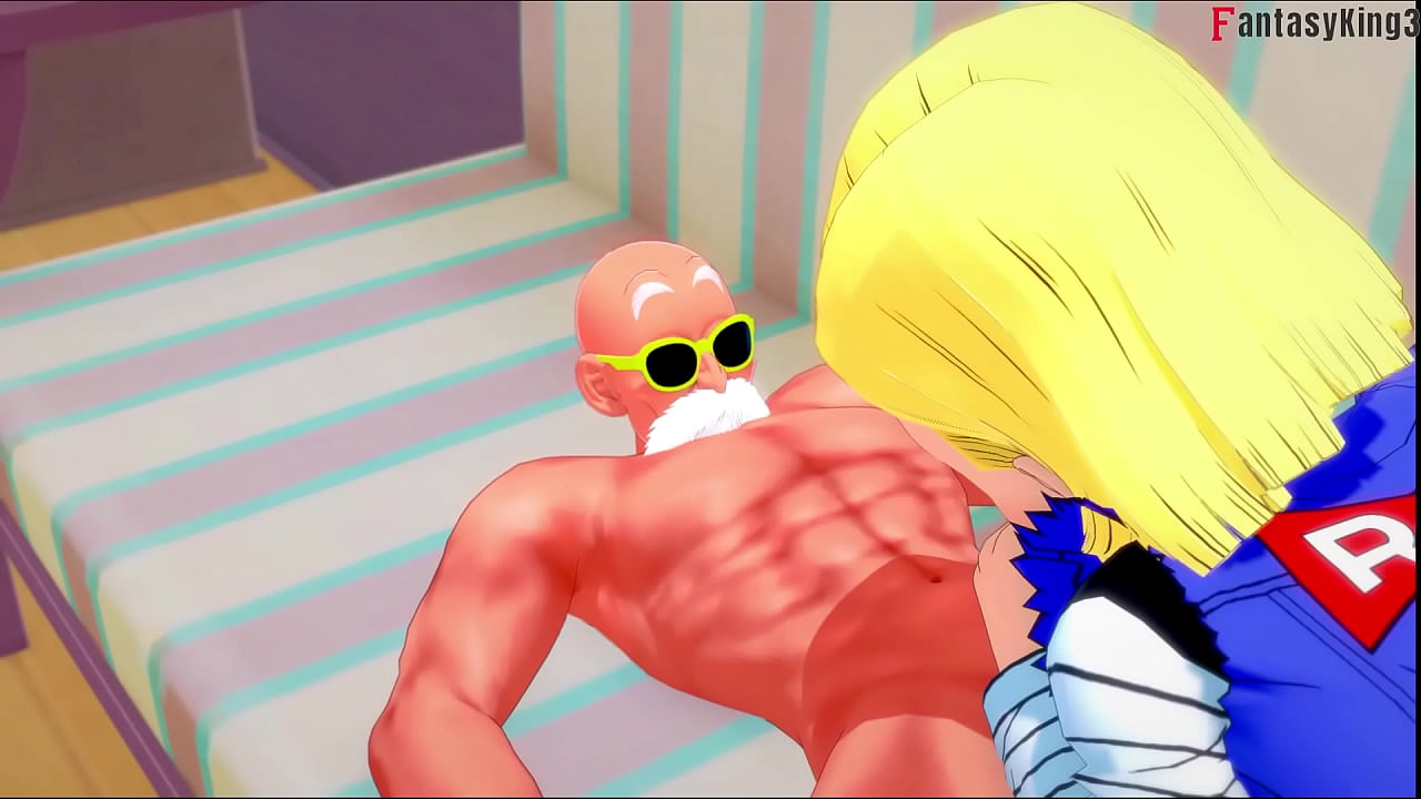 Android 18 sucks Roshi ́s dick for money | Dragon Ball Zex 5 | Full 1hr movie on Sheer & PTRN: Fantasyking3