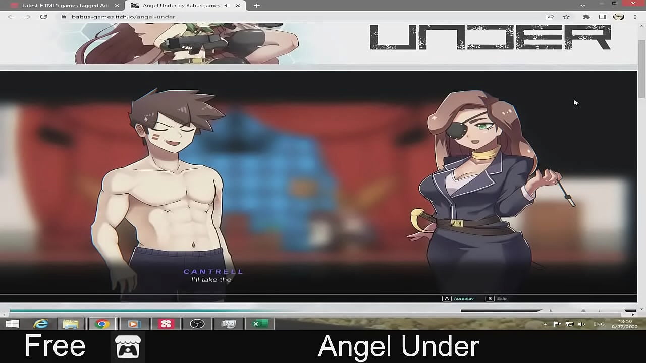 Angel Under (free game itchio )Adventure, Action, Platformer
