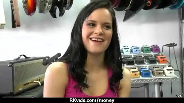 Amateur hottie takes cash for public sex 12