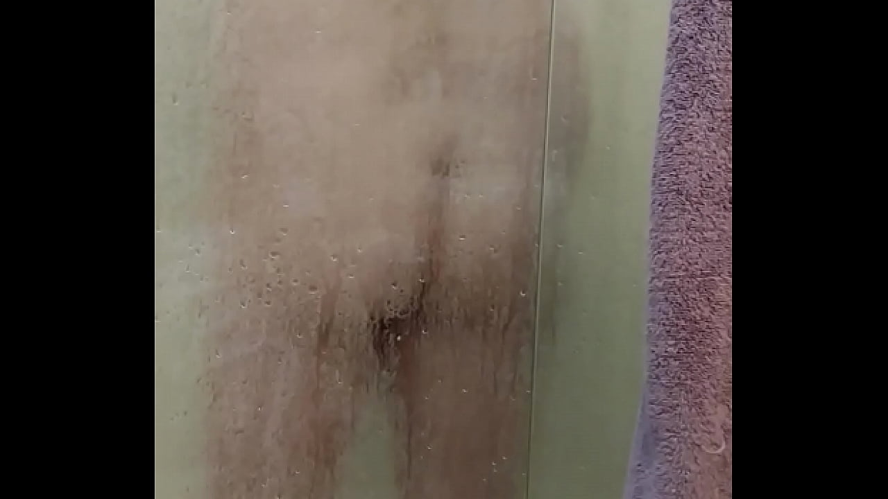 Wife having a shower