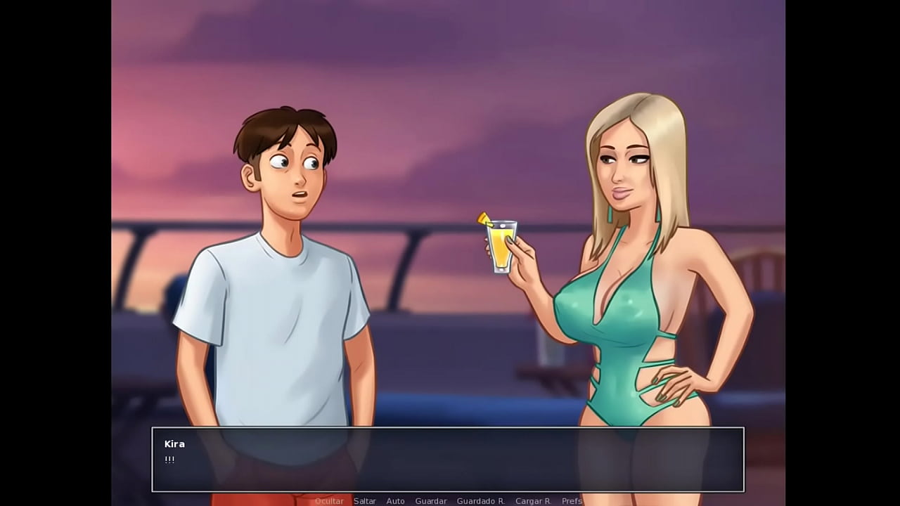 Summertime Saga Cap 64 - follando con mi amiga rubia en un yate