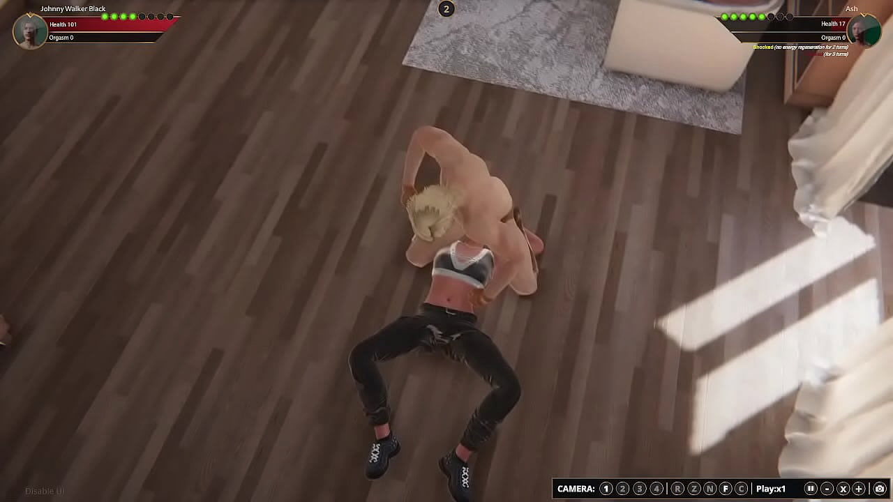 Johnny Walker VS Ash [NF3D MMA Mixed Combat Maledom]