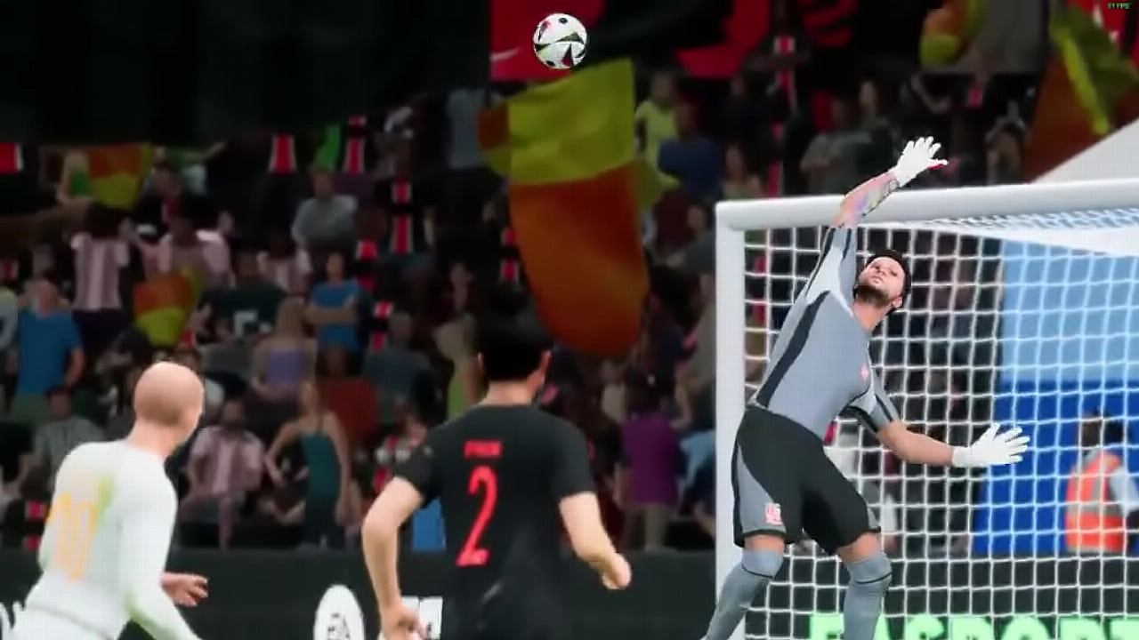 Gaulao mostrando como colocar a m&atilde;o na bola com vontade