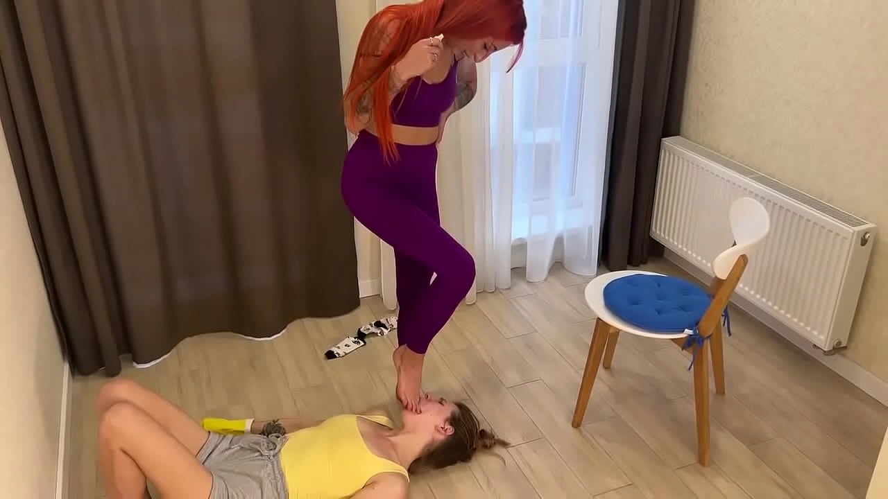 Mistress Agma Turned Her Maid Into A Lesbian Foot Slave