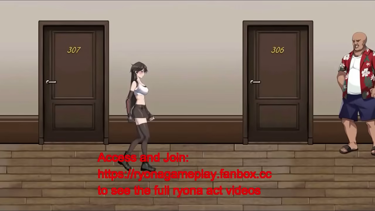 Pretty lady has sex in erotic hentai ryona gameplay