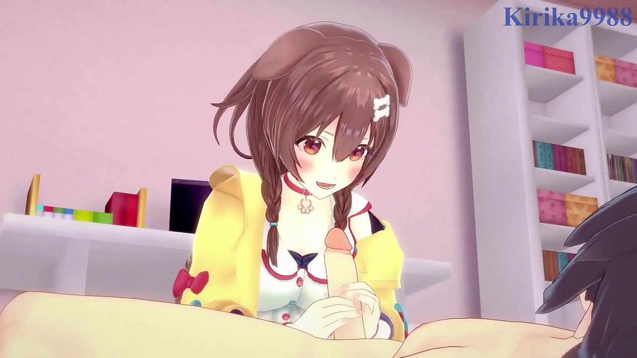 Inugami Korone and Nekomata Okayu intense sex. - Hololive VTuber Hentai