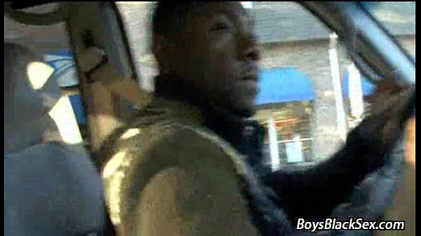 Blacks On Boys - Interracial Hardcore Gay Porn Movie 20