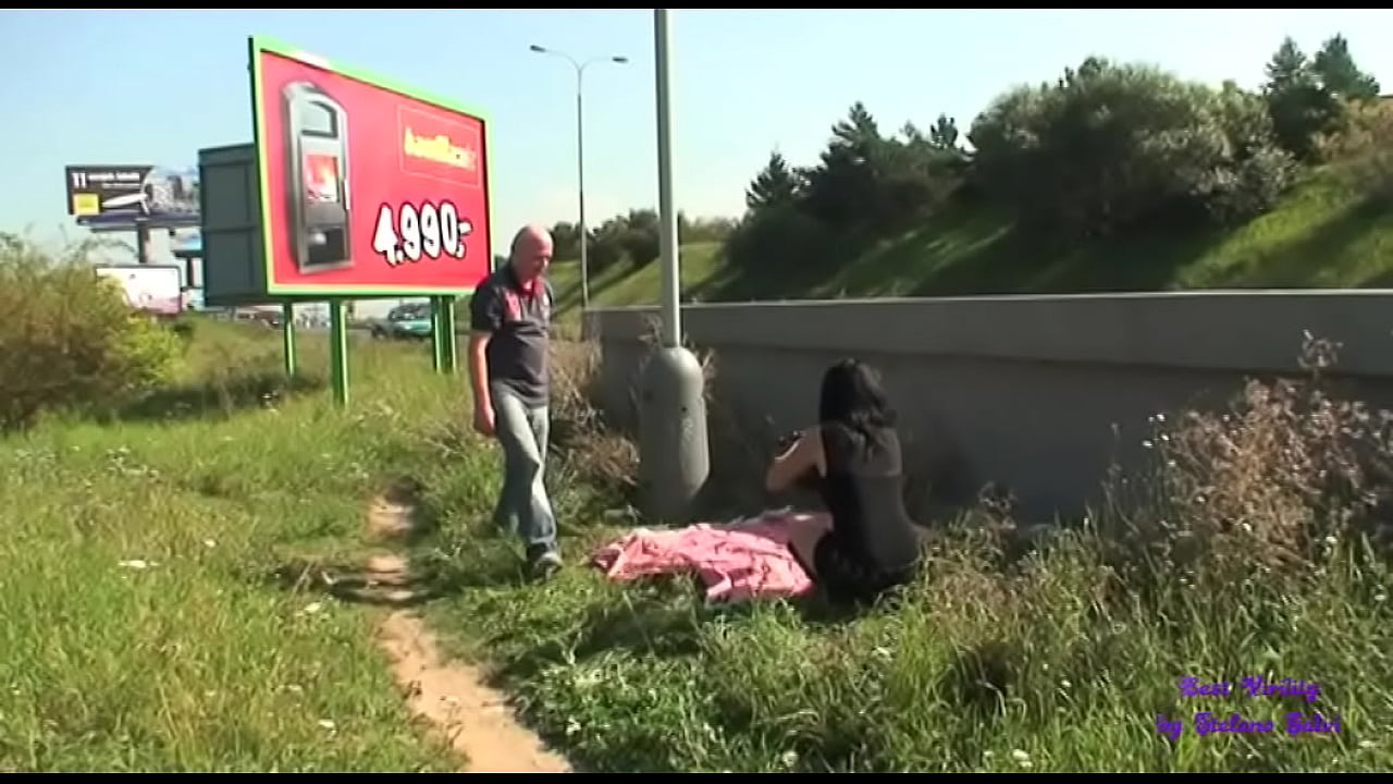 Pig likes to fuck on the street with his stepdaughter