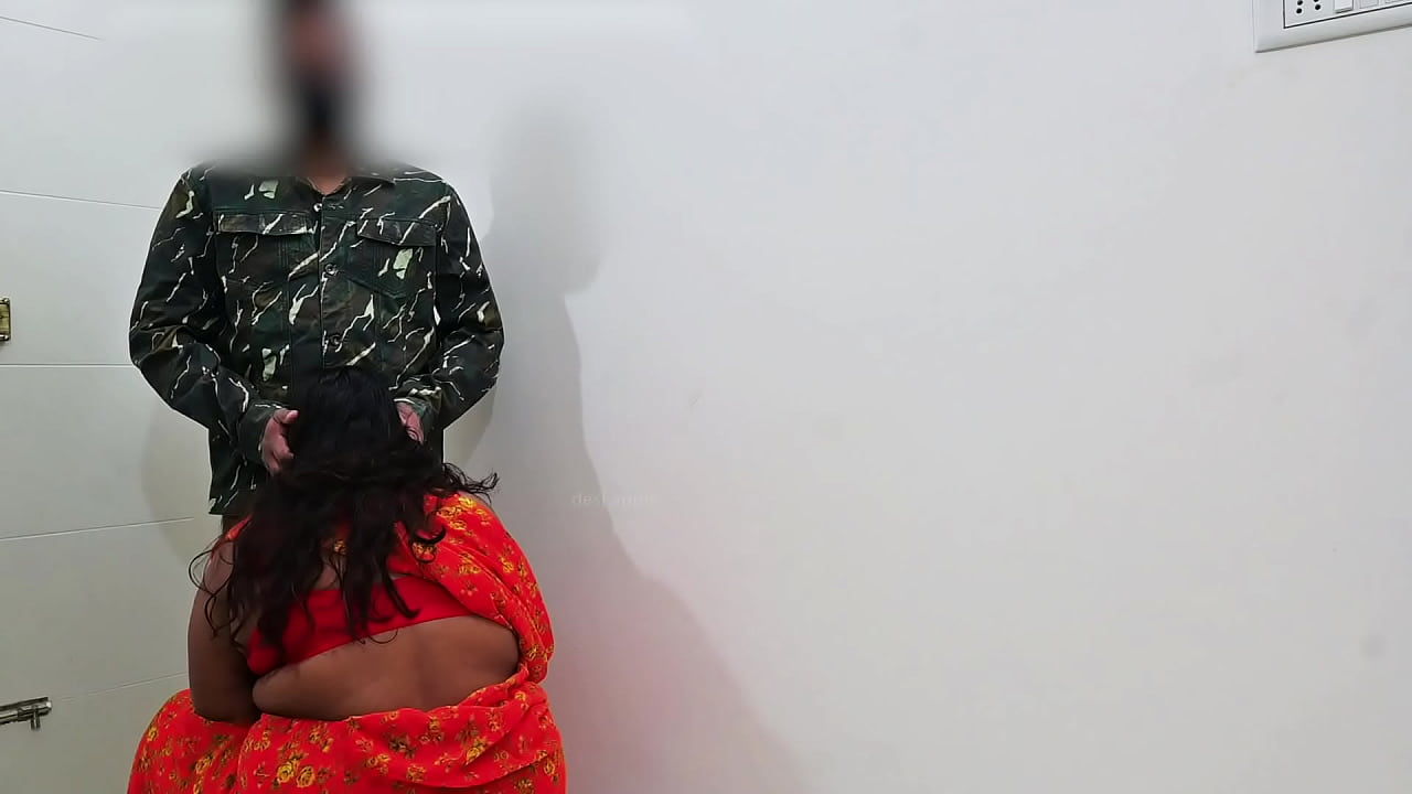 servent giving a nice hot blowjob