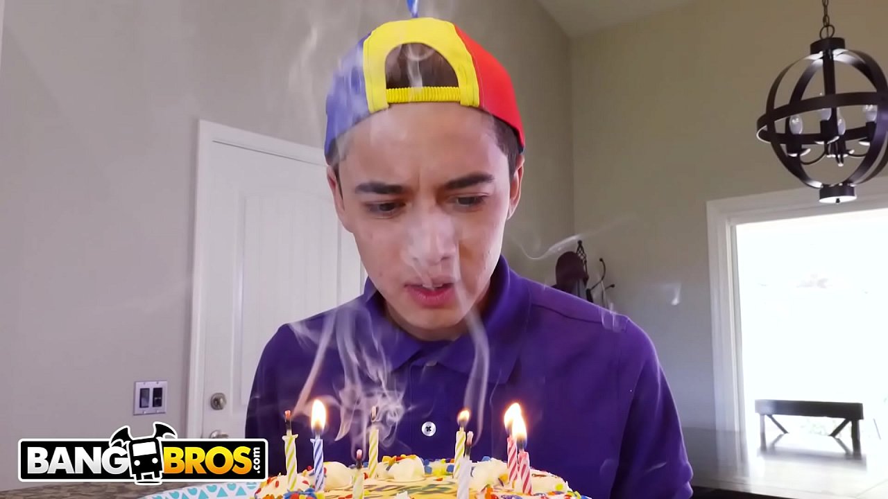 BANGBROS - Busty MILF Reagan Foxx Rides Bday Boy's Big Cock